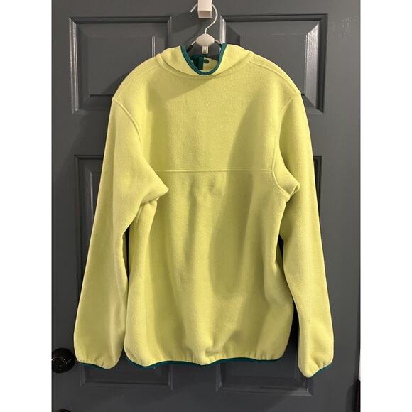 VTG PATAGONIA MADE IN USA Snap Women's Synchilla Fleece Pullover Yellow Size M - Picture 2 of 9